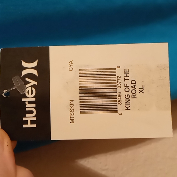 HURLEY BNWT TURQUOISE KING OF THE ROAD MENS TEE SZ XL - Picture 7 of 9